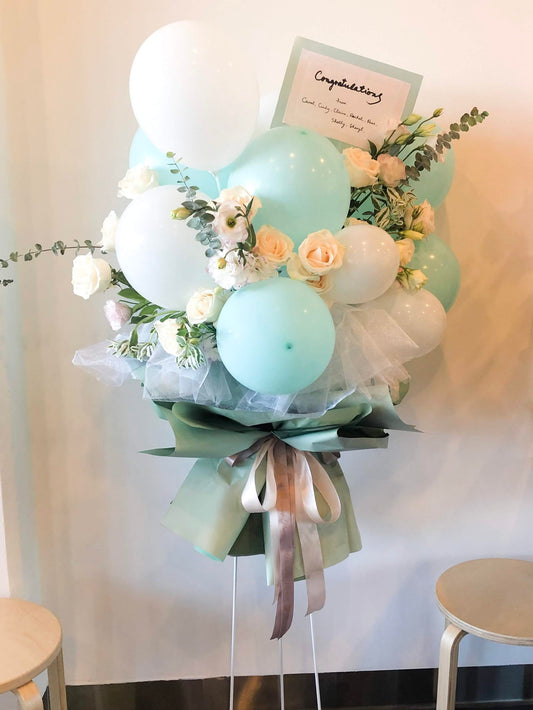 [FRESH FLOWER] Congratulation Grand Opening Balloon Flower Stand
