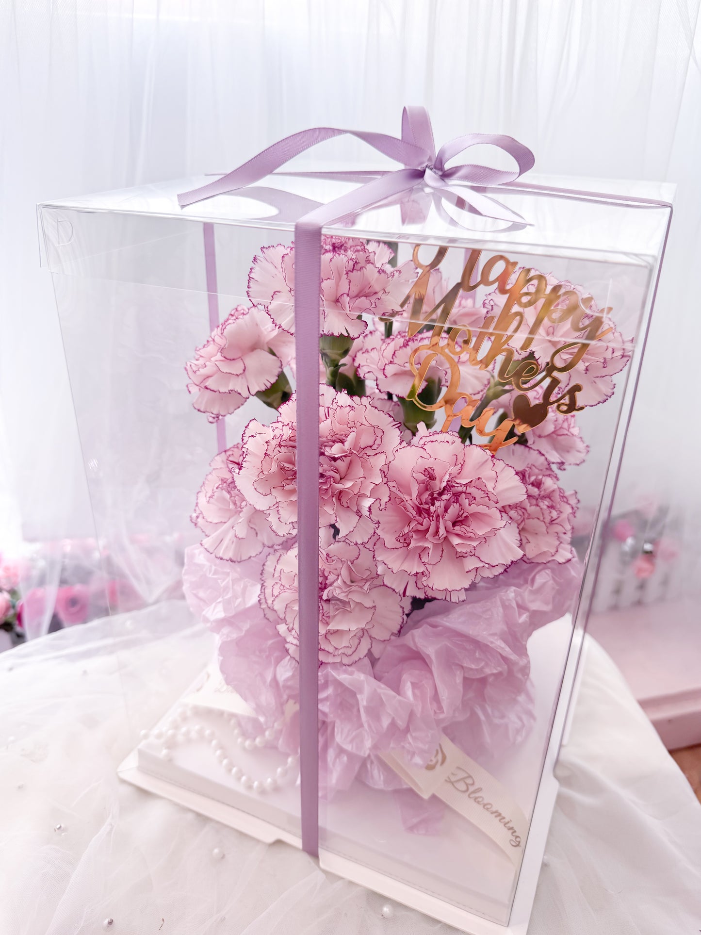 [FRESH FLOWER] Blushing Grace – Mother’s Day Carnation Box