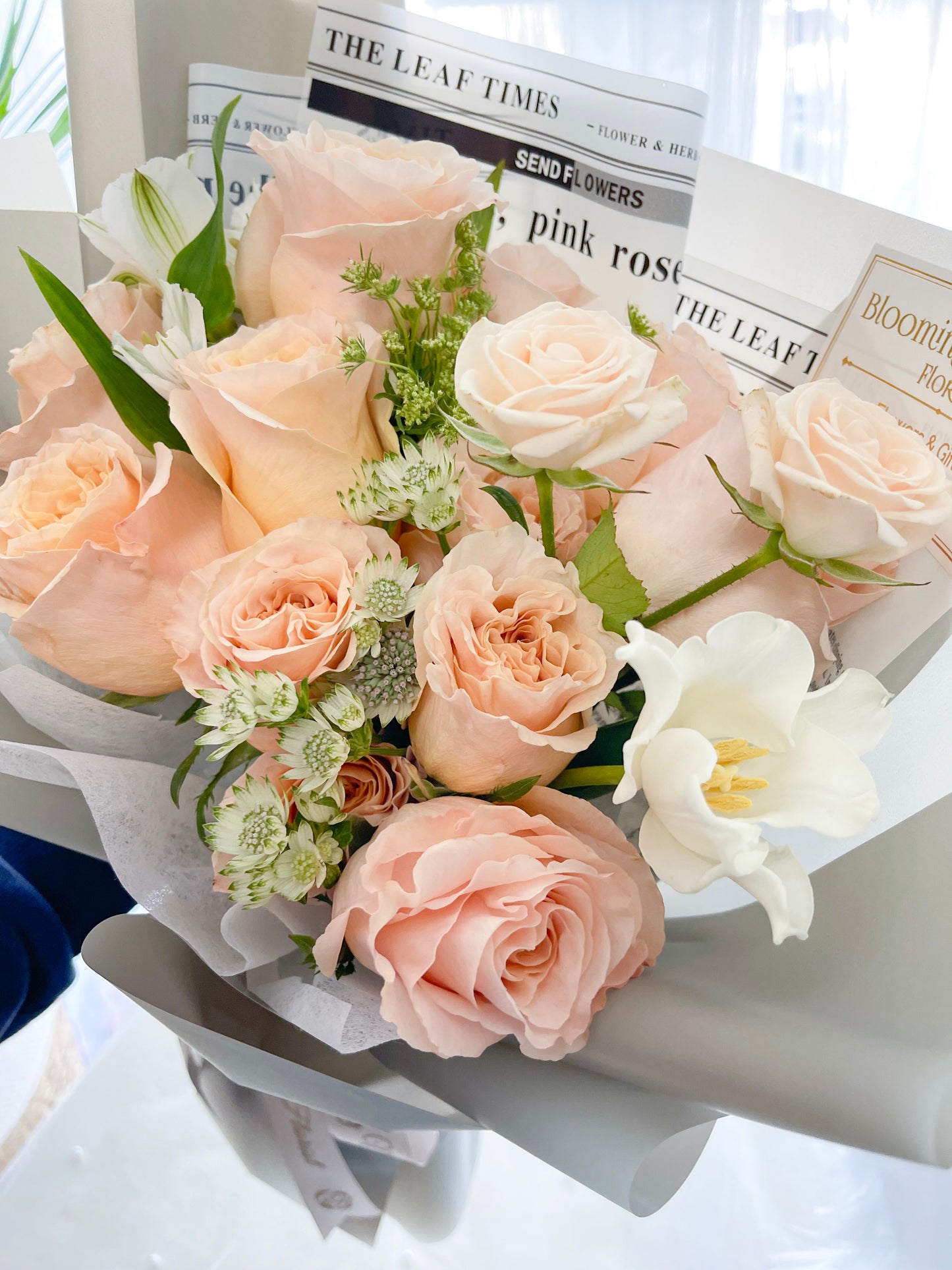 [FRESH FLOWER] Warm Peach Bouquet