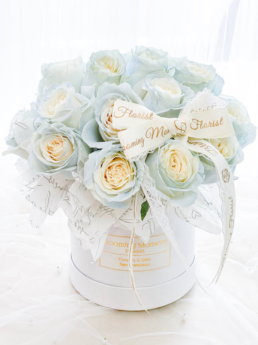 [FRESH FLOWER] Michigan ice blue Rose flower box